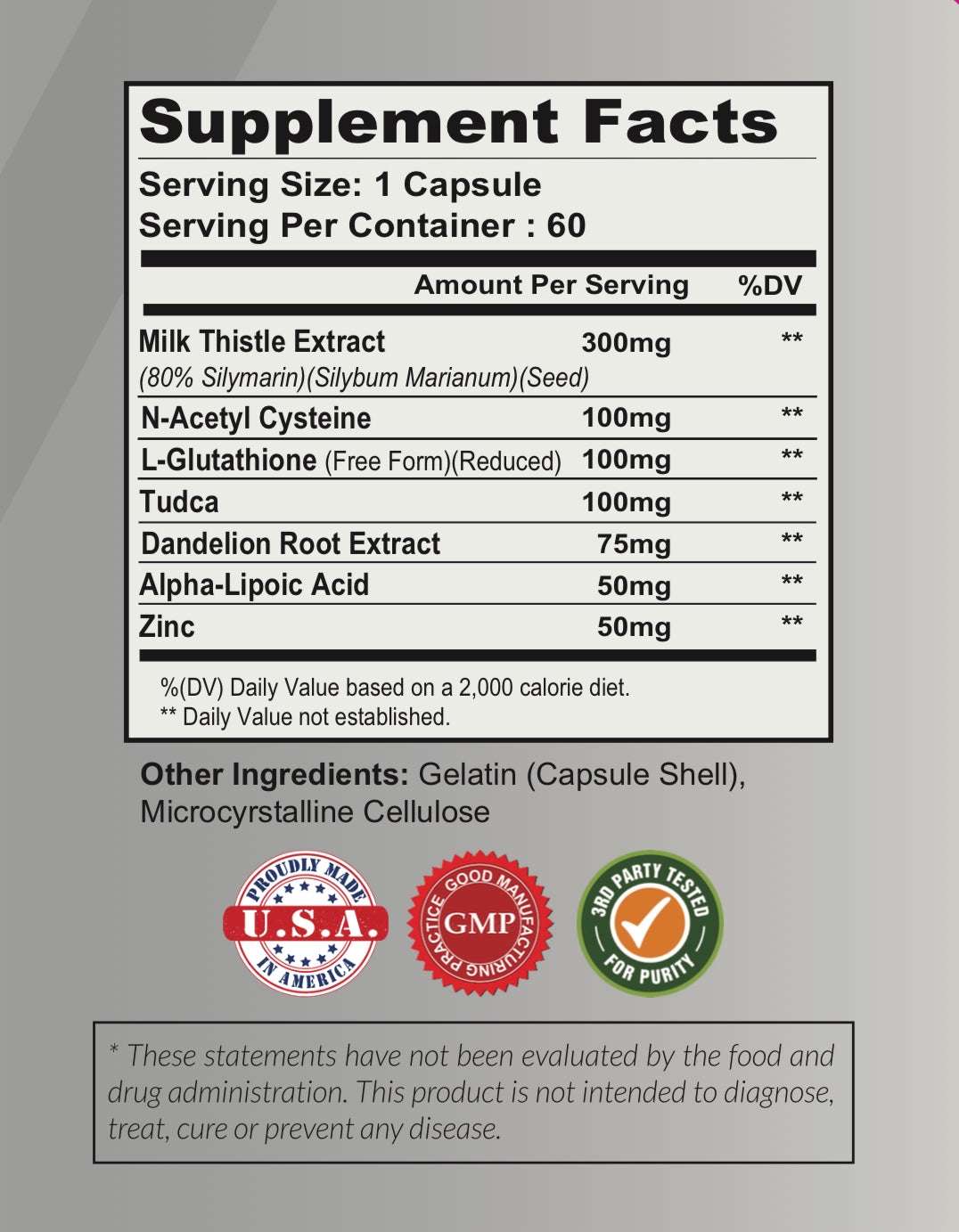 Liver and Kidney Support with Tudca-60 Servings